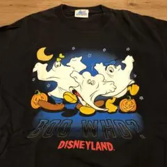 ディズニーヴィンテージゴーストTシャツMハロウィンパーティー