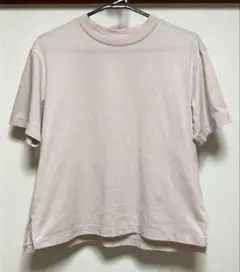 ユニクロ　エアリズムコットンT ピンク　M