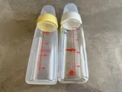 母乳実感＊スリム＊200ml＊プラスチックとガラス1本ずつ