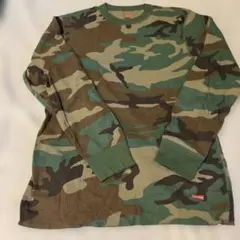 Supreme Hanes 迷彩柄 長袖カットソー Lサイズ