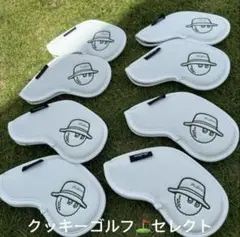 即日発送新品 NEW Malbon アイアン用ヘッドカバー 8個セット 白