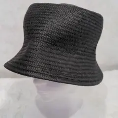 SHOO•LA•RUE　ペーパーシートクロシェ風ハット チャコールグレー