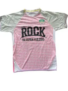 【在庫限り】ロックインジャパンフェス2015年 サッカーTシャツ Lサイズ