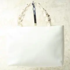 サルヴァトーレ フェラガモ コットン キャンバス ミニ トート ハンド バッグ