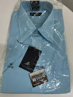 DERBY HOUSE 水色 Mサイズ ドレスシャツ