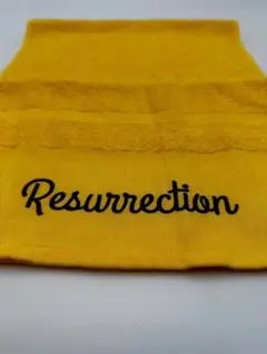 【値下実施】 Resurrectionイエロー 黄色　ゴルフタオル トップス