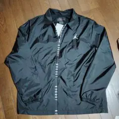 Jordan エア ジョーダン ブラック ナイロンジャケット XL