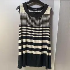ノースリーブストライプチュニック
