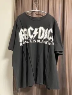 AC/DC リメイクTシャツ ブラック