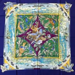 HERMES エルメス カレ90 TROPIQUES スカーフ