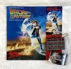 バック・トゥ・ザ・フューチャー チラシ・タイムサーキットキーホルダーのセット