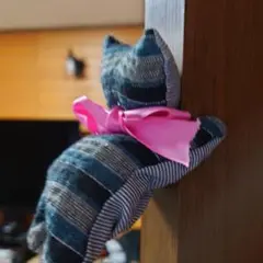 洗濯バサミで作った猫のクリップ3個セット
