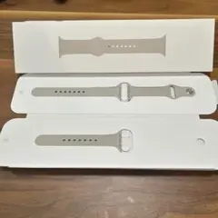 新品未使用　アップルウォッチ専用 純正スポーツバンド 40mm スターライト