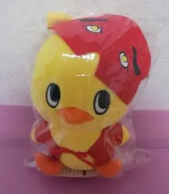 【福岡限定】ひよこちゃんぬいぐるみ ちゃんちゃんこにわかせんぺい