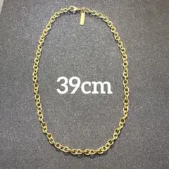 POLICE ポリス ゴールドチェーン ネックレス 39cm