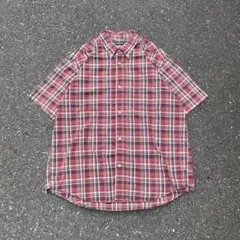 90s OLD UNIQLO 半袖シャツ チェック Y2K アーカイブ 古着