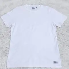 REPLAY リプレイ Tシャツ 半袖 ロゴ 白 M ダメージ加工