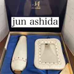 【jun ashida】フラワー&フォトフレーム セット ホワイト ゴールド花瓶