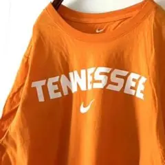 ナイキ NIKE テネシー TENNESSEE Tシャツ L オレンジ 古着