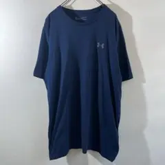 T-324 Under Armour HeatGear Tシャツ XL ネイビー
