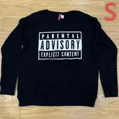 H&M DIVIDED トレーナー Sサイズ ブラック