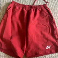 YONEX Mサイズ 赤 ハーフパンツ