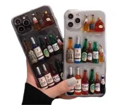 iPhone13 お酒がいっぱい お洒落 可愛い クリア