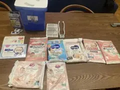 ミルトン 哺乳瓶消毒液とおむつセット