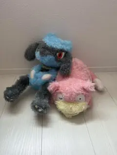 ポケットモンスター もふぐっと くつろぎタイム ぬいぐるみ リオル　ヤドン