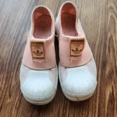 【18cm】adidas originals ピンク スリッポン スニーカー