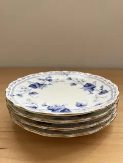 【NARUMI】4枚セット　ナルミ　ボーンチャイナ　ミラノ　14cm