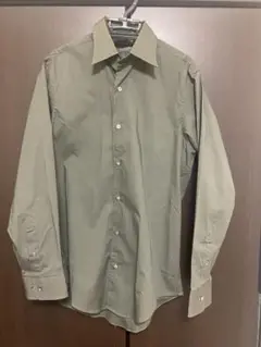 バナナリパブリック　シャツ　ダークグレー