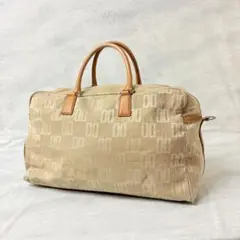 DAKS ダックス キャンバス ボストンバッグ ベージュ
