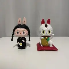 MEDICOM TOY - LABUBU 招き猫 【日本限定商品】 2体 POP MART 日本限定‼️ LABUBU 招き猫の通販 by luckyKt's shop