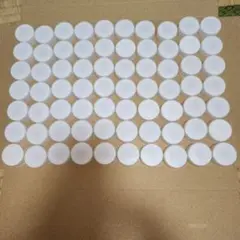白いプラスチック製キャップ 140個セット