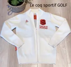 Le coq sportif GOLF 秋 冬 ジップアップ長袖セーター