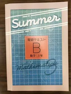 教育開発出版 夏期テキスト B 数学 3年（解答、小テスト冊子付）
