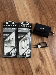 OAKLEY ゴルフグローブ ボールケース　グリーンフォーク
