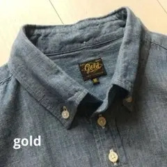 ■gold 半袖シャツ size M