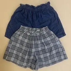 西松屋　ショートパンツ　2枚セット　130