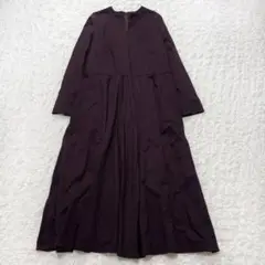 ICB【44】 洗える ViscosePonta ロングフレアワンピース