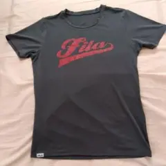 FILA グレー スポーツTシャツ ロゴ入りM