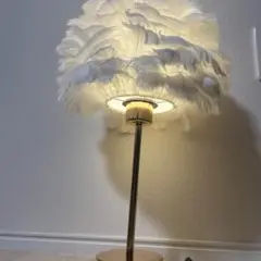 極美品　テーブルランプ　フェザーランプ　おしゃれ