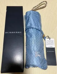 新品☆バーバリー傘　晴雨兼用　紫外線防止加工　折りたたみ傘