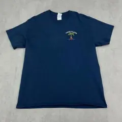 VIRGIN ISLANDS　リゾート　半袖　Tシャツ　古着　ネイビー　紺色　L