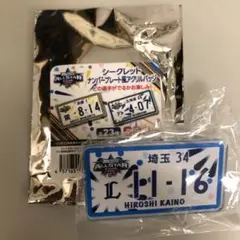 甲斐野央 オールスター ナンバープレート風アクリルバッジ 埼玉西武ライオンズ