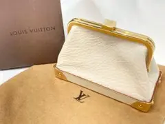 憧れのスハリ♡ ルイヴィトン コインケース がま口 小物入れ ポーチ ブロン