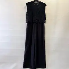HUDSON honeyオールインワン レース ノースリーブブラウス パンツ