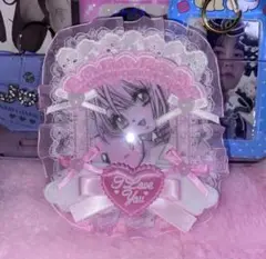 ハンドメイド 硬質ケース レースデコ♡B8 スカラップ ribbon♡