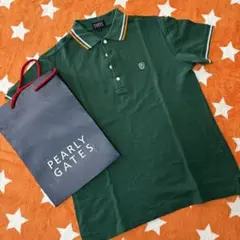 美品★パーリーゲイツ！ゴルフウエア！ポロシャツ！グリーン